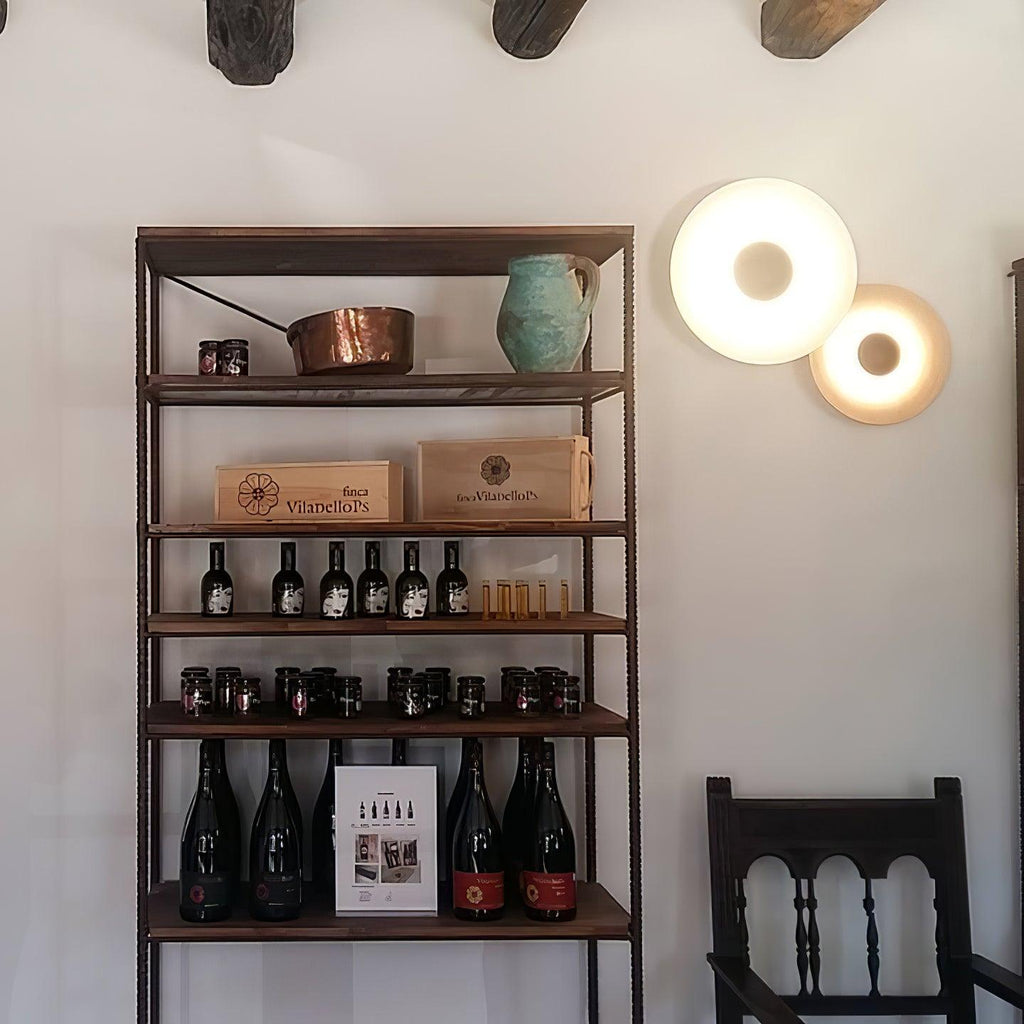 Nástěnné svítidlo Simplicity Glow — kruhové diskové svítidlo, přímé osvětlení bez oslnění