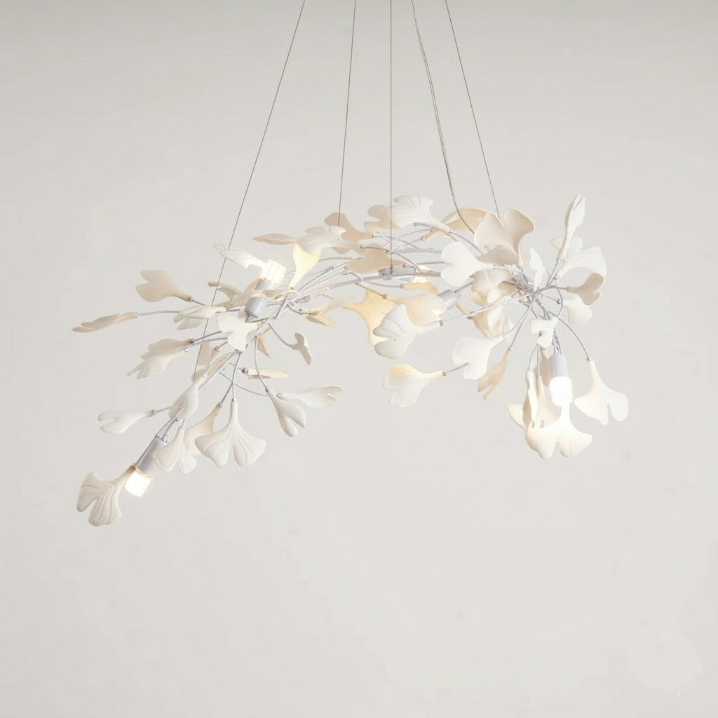 Lineare Pendelleuchte „Gingko Bloom“ – 39 Zoll, 6-flammig, oder 47 Zoll, 8-flammig