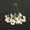 Korunový lustr Gingko — nízkoprofilové provedení 11.8″