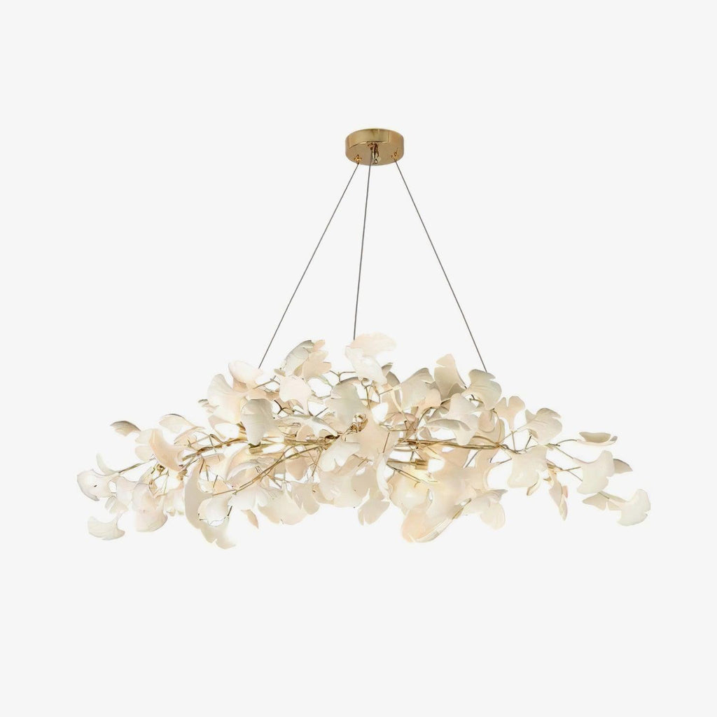 Gingko Plume Chandelier — Linear Suspension