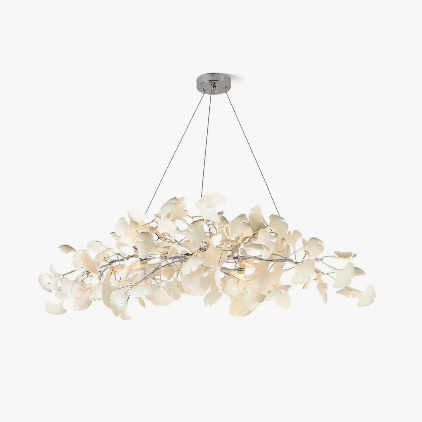 Gingko Plume Chandelier - Vakkerlight