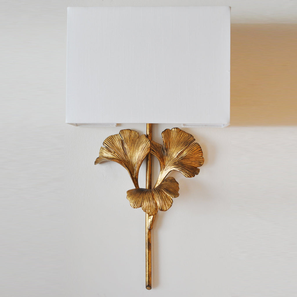 Ginkgo Wall Lamp – Daisy Leaf Design