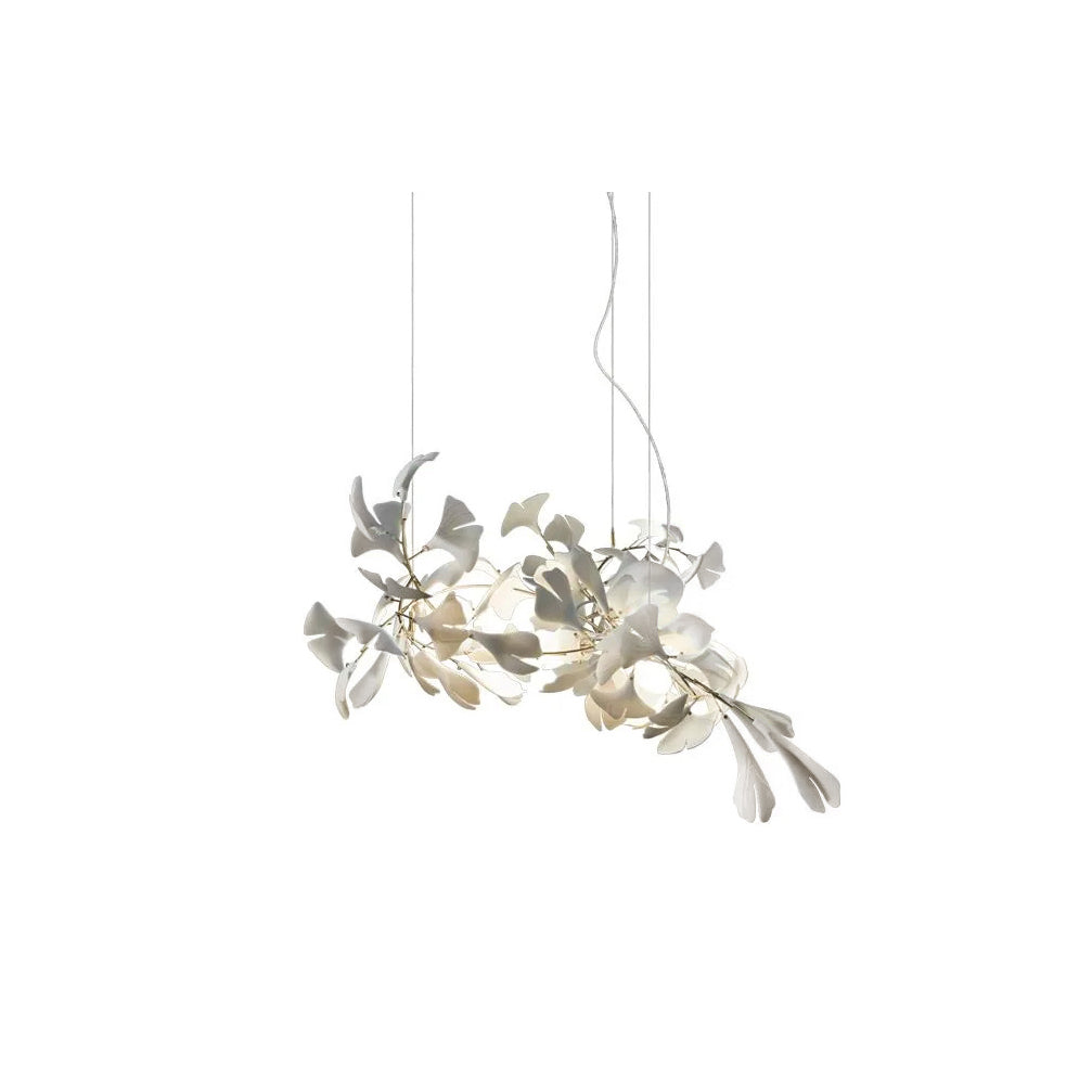 Lineare Pendelleuchte „Gingko Bloom“ – 39 Zoll, 6-flammig, oder 47 Zoll, 8-flammig