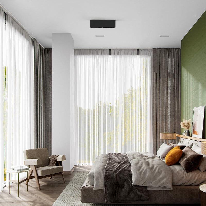 Giyan Surface Spotlight — Angular Steel Body, Recessless Ceiling Mount