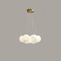 Contemporary Glass Cluster Ceiling Chandelier