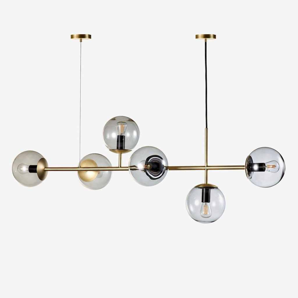 Minimalistische modulaire bolvormige kroonluchter