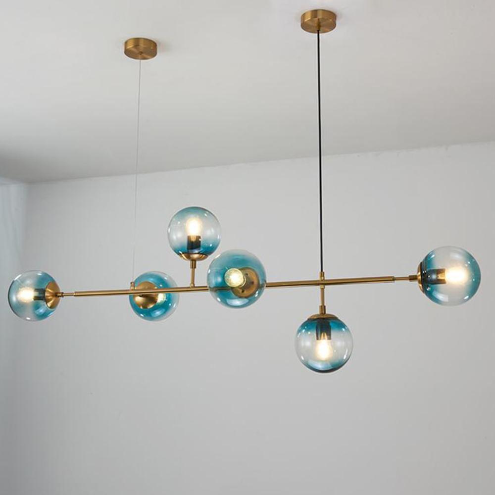 Minimalistische modulaire bolvormige kroonluchter