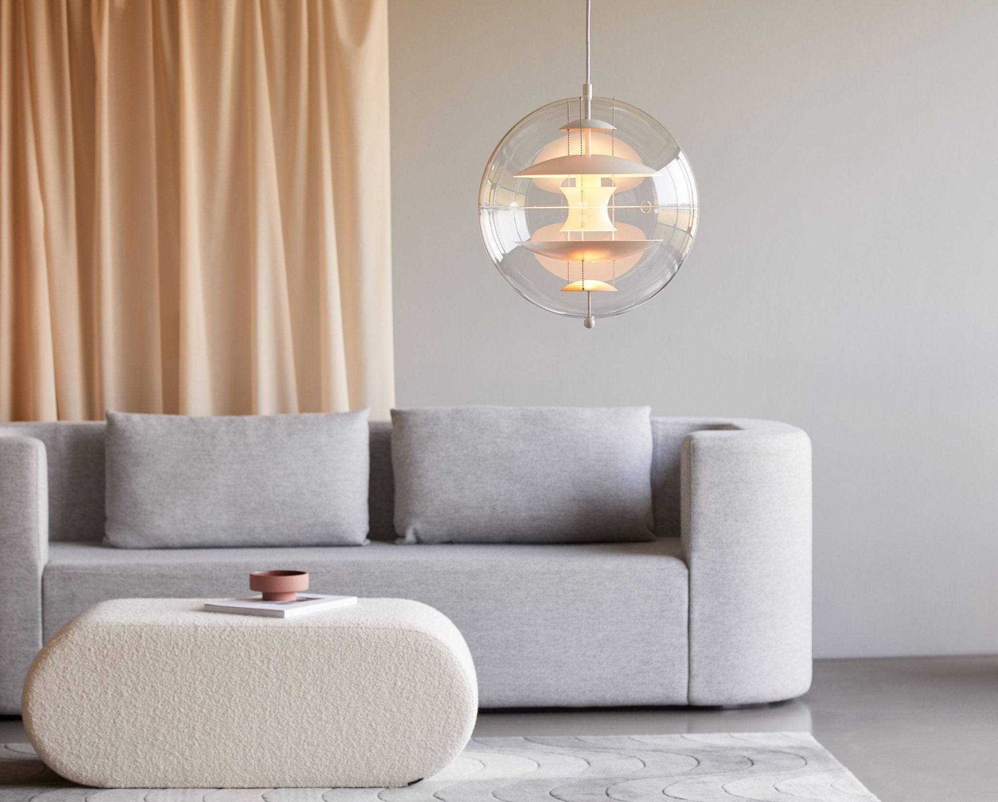 Contemporary Sphere Pendant Ceiling Light