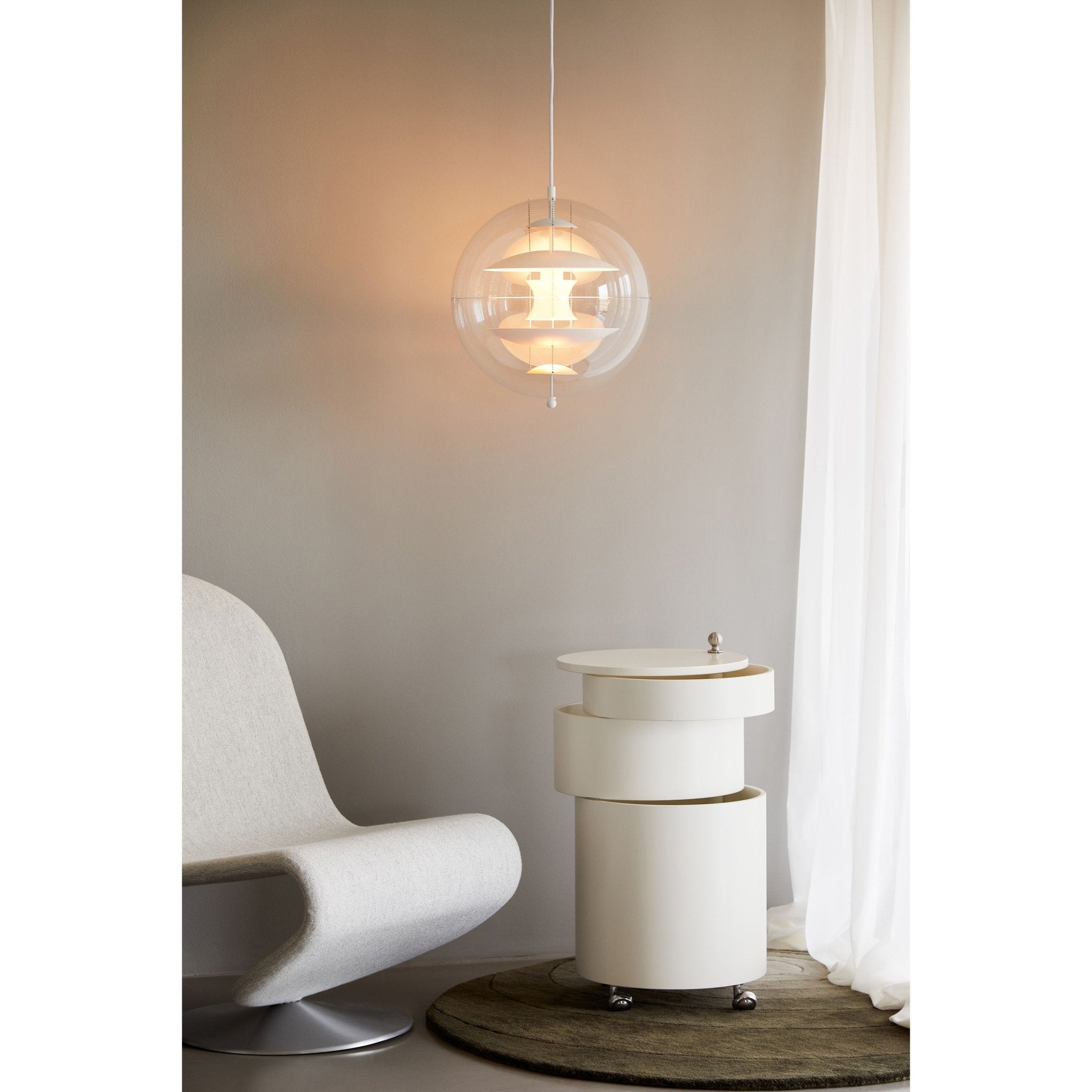 Contemporary Sphere Pendant Ceiling Light