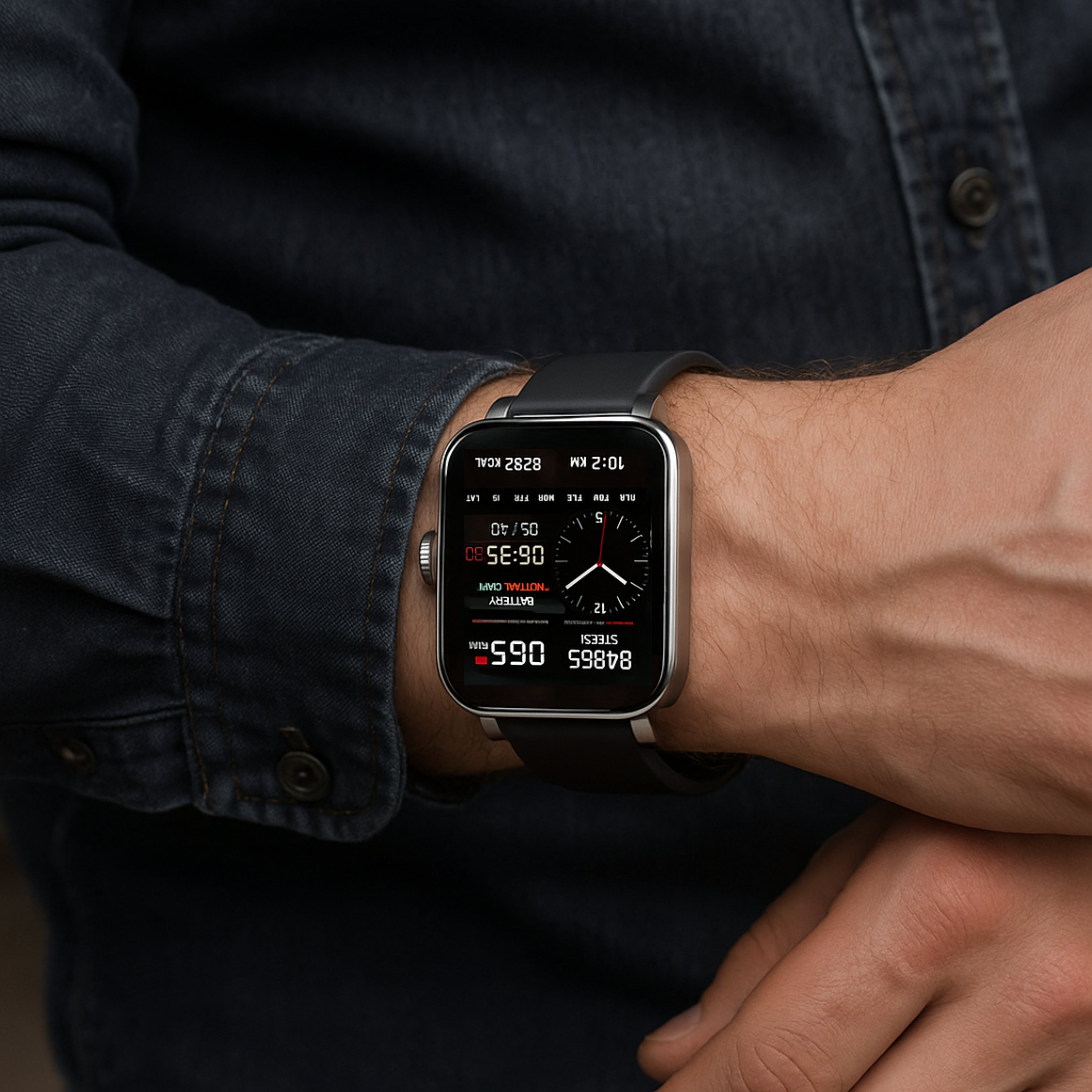 Montre GluGuard Glucose – Surveillance en Temps Réel, Suivi des Tendances et Alertes