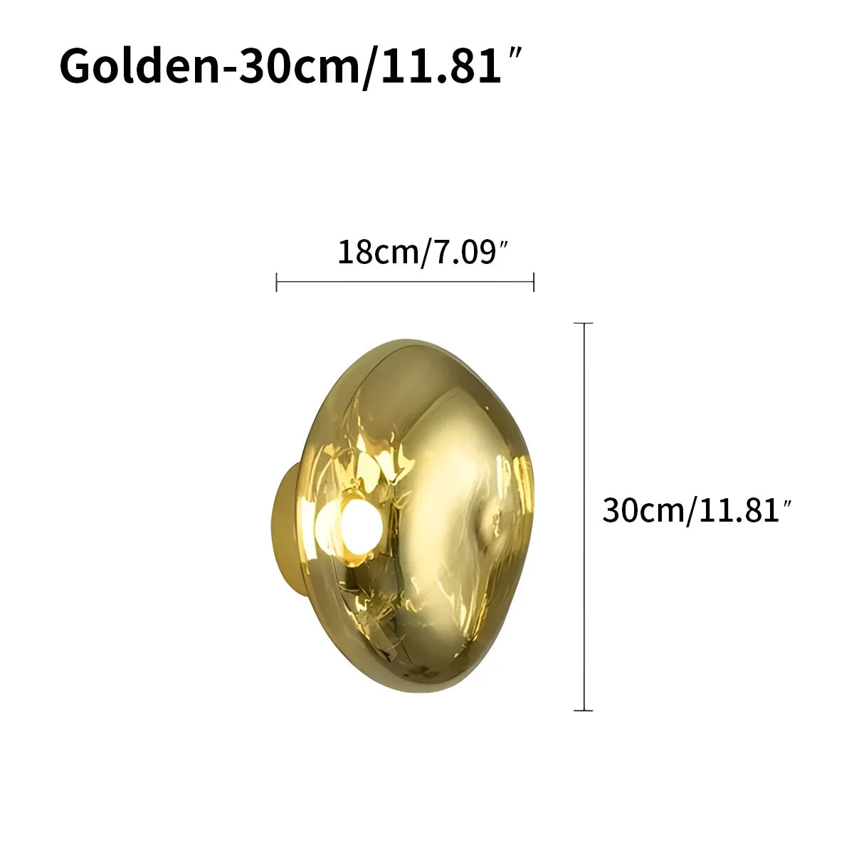 Lava vegglampe for soverom og stue - Orntli