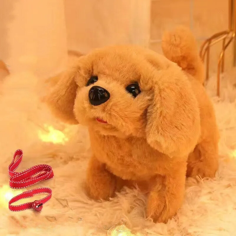 Nuvora | FurFriend Anjing Plush Interaktif Ceria untuk Kanak-kanak