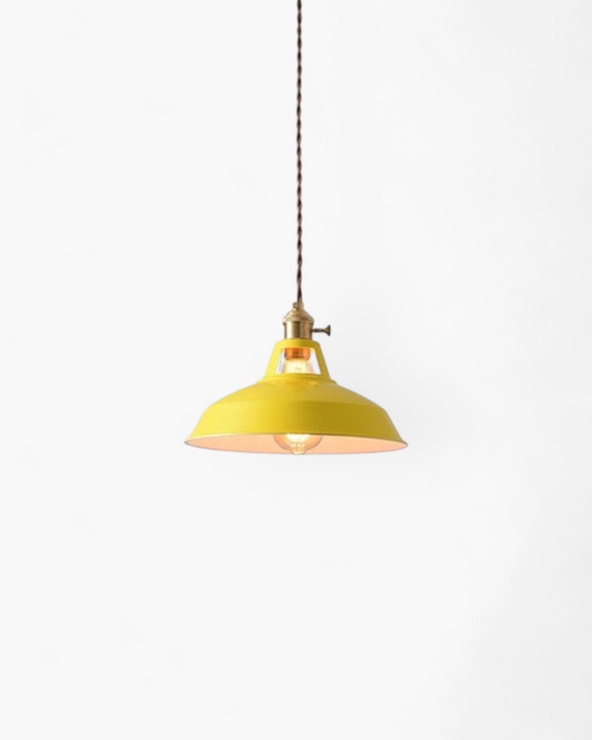 Aurinex Pendant Light With Brass Accents And Copper