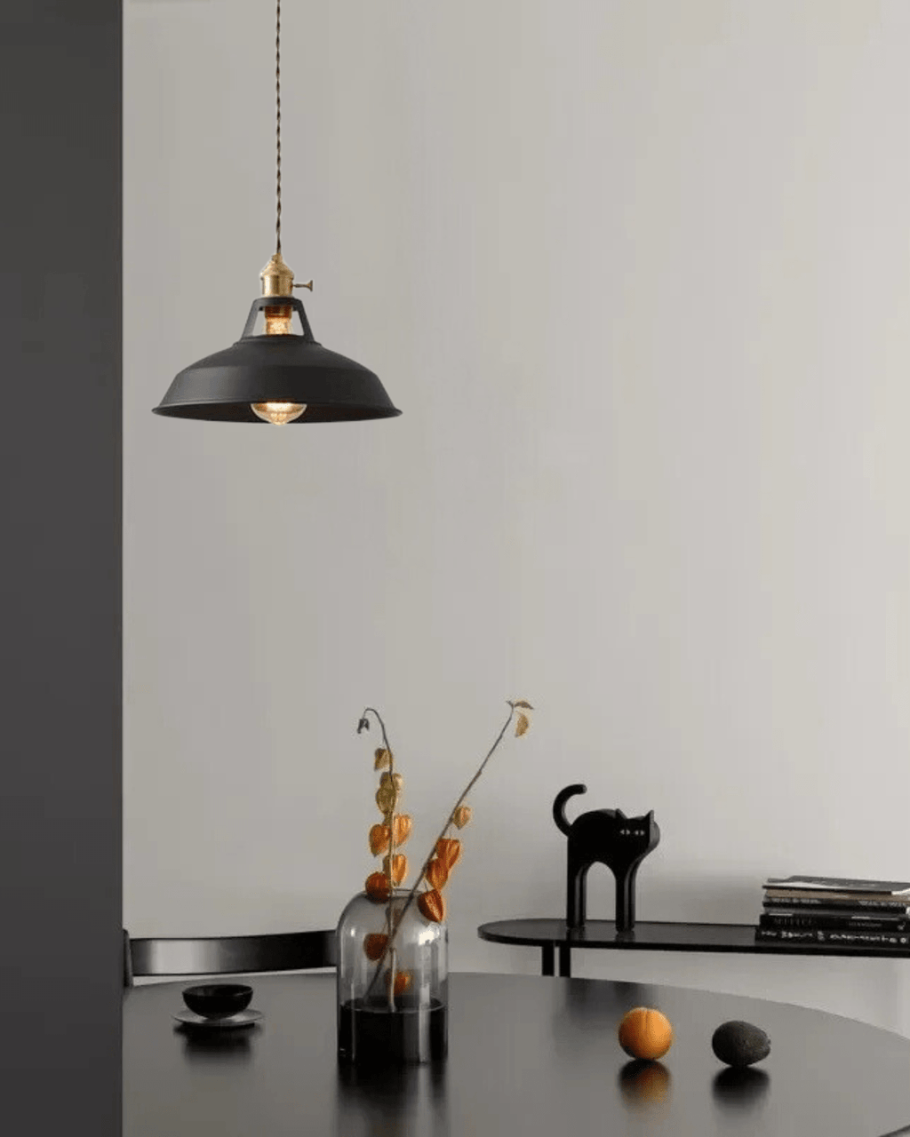 Aurinex Pendant Light With Brass Accents And Copper