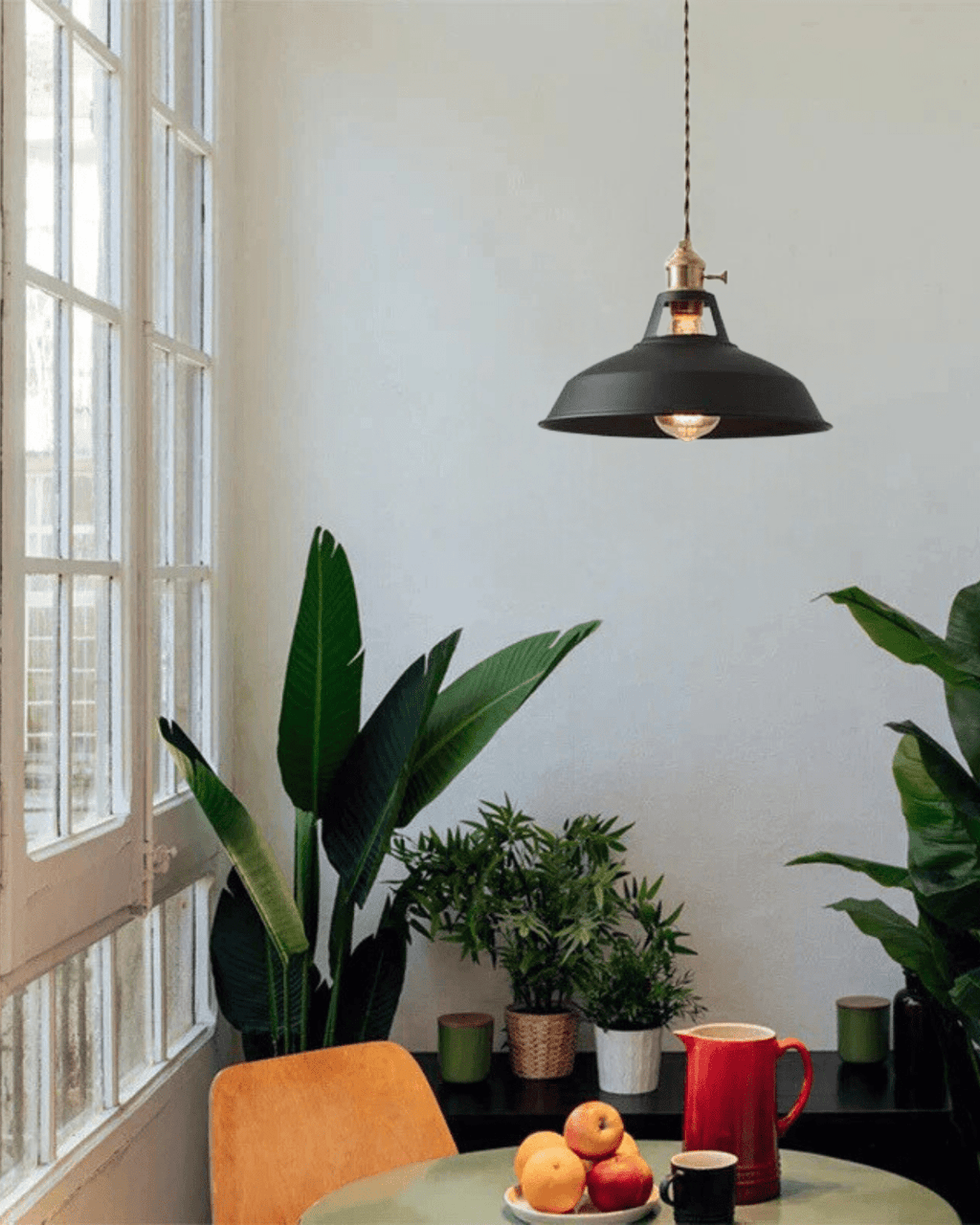 Aurinex Pendant Light With Brass Accents And Copper