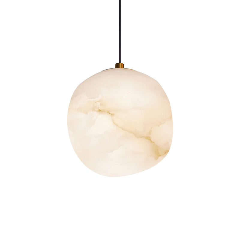 Lampada a sospensione Alabaster and Brass Goose