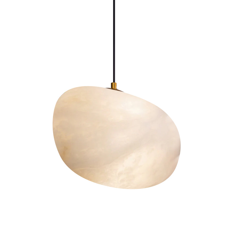 Lampada a sospensione Alabaster and Brass Goose