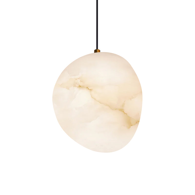 Lampada a sospensione Alabaster and Brass Goose