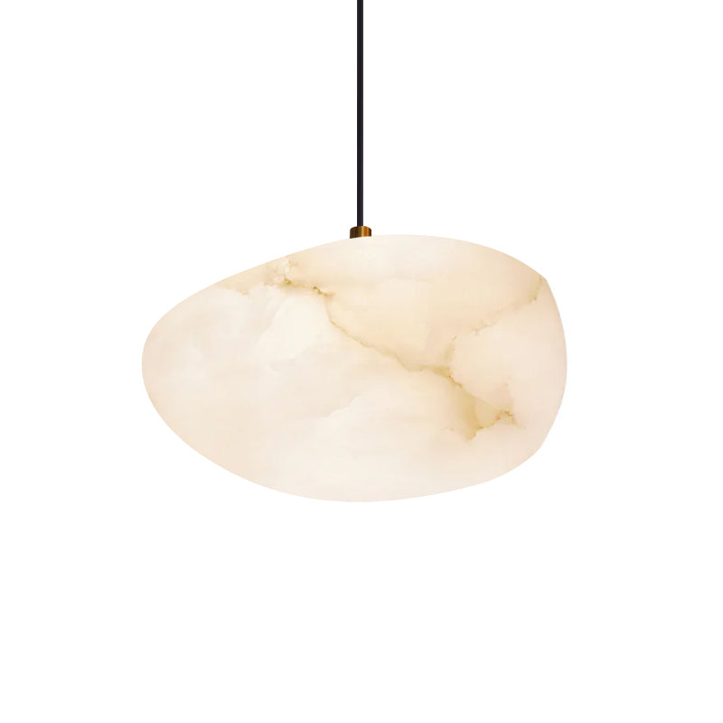 Lampada a sospensione Alabaster and Brass Goose