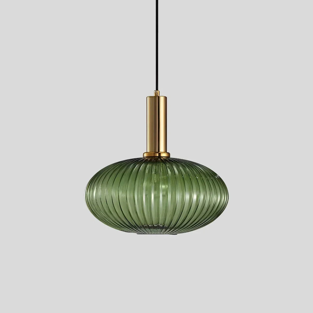Nordic Vintage Glass Striped Pendeant Light - Orntli