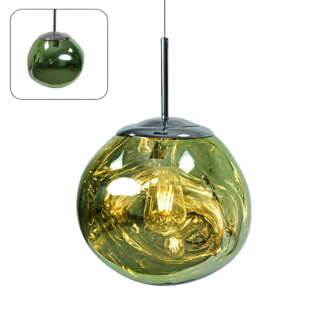 Lampu Gantung Lava Moden untuk Bilik Makan - Orntli