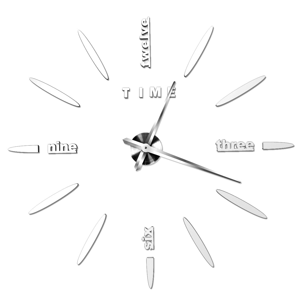 Reloj de pared decorativo 3D minimalista