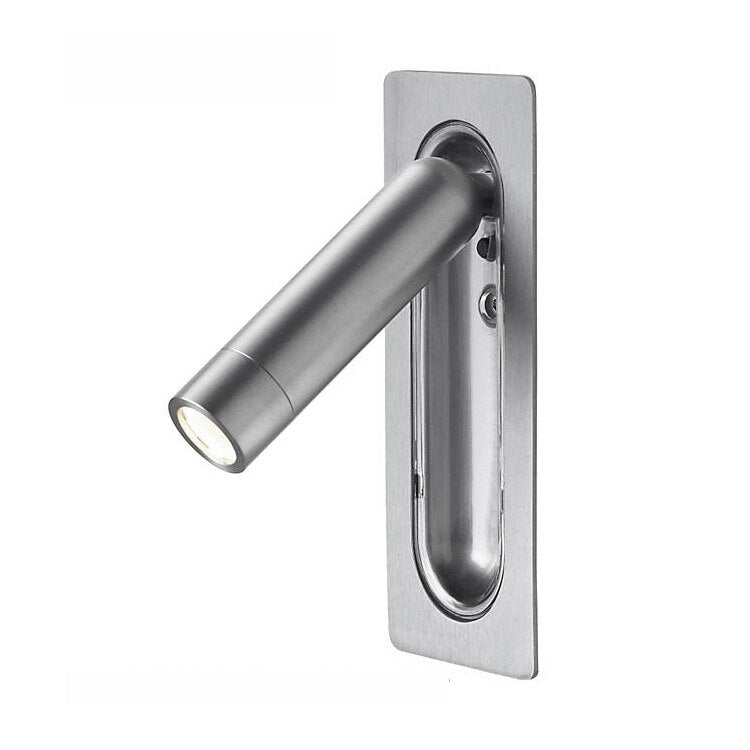 Elegantní minimalistická nástěnná lampa u postele pro malé pokoje a ložnice