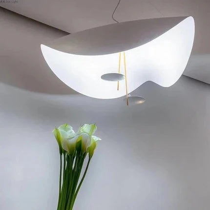 Suspension Airsha couleur or à 3 teintes — Ampoule à lumière chaude incluse
