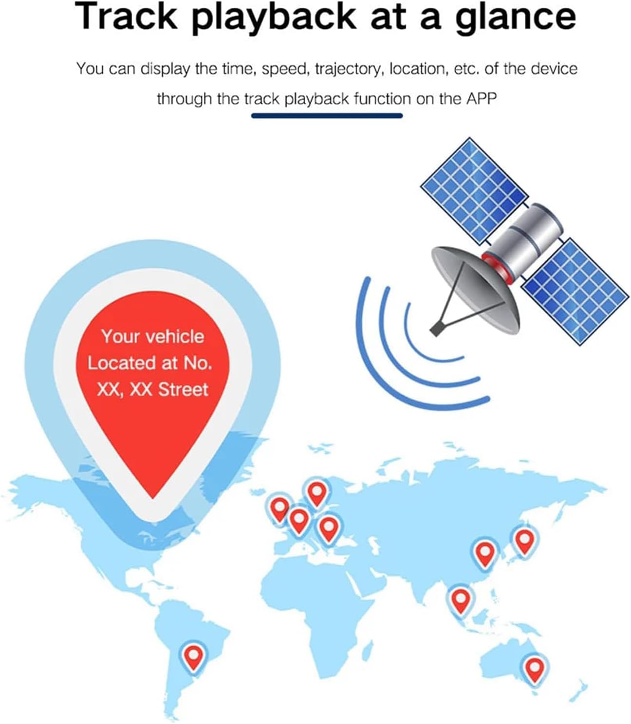 带强力磁性吸附的汽车和摩托车用全球定位追踪器