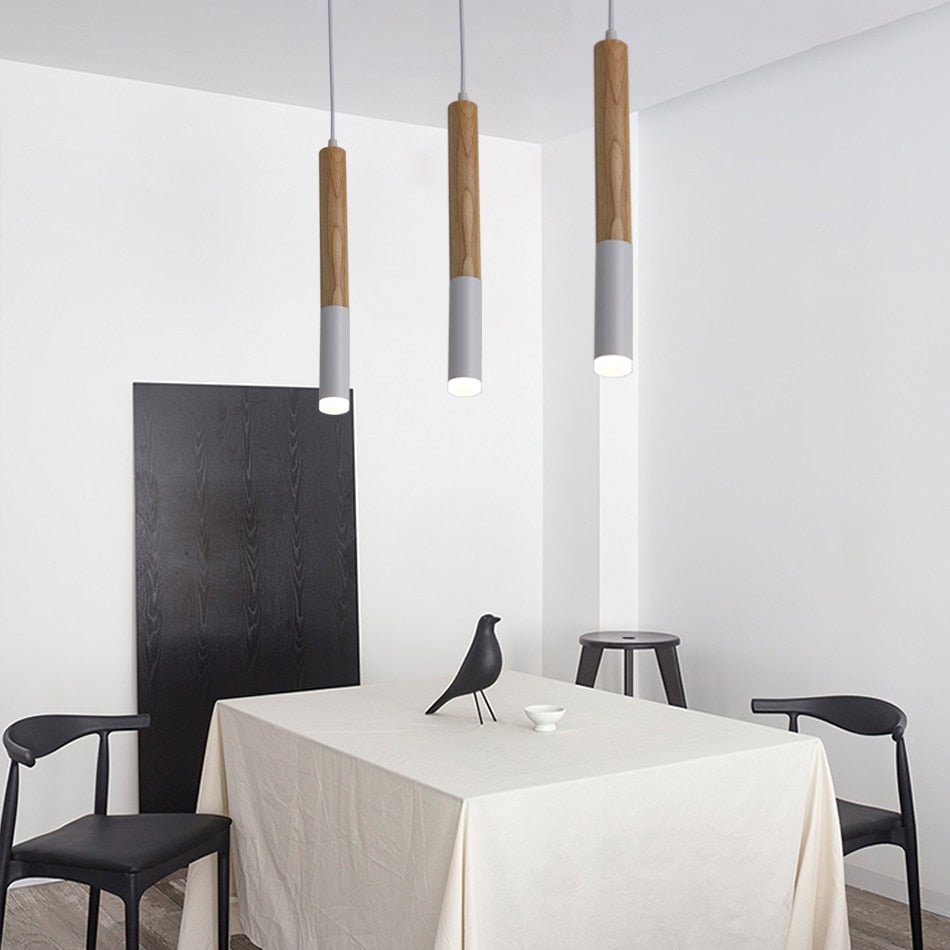 Wooden LED Hanging Pendant Light | Orntli