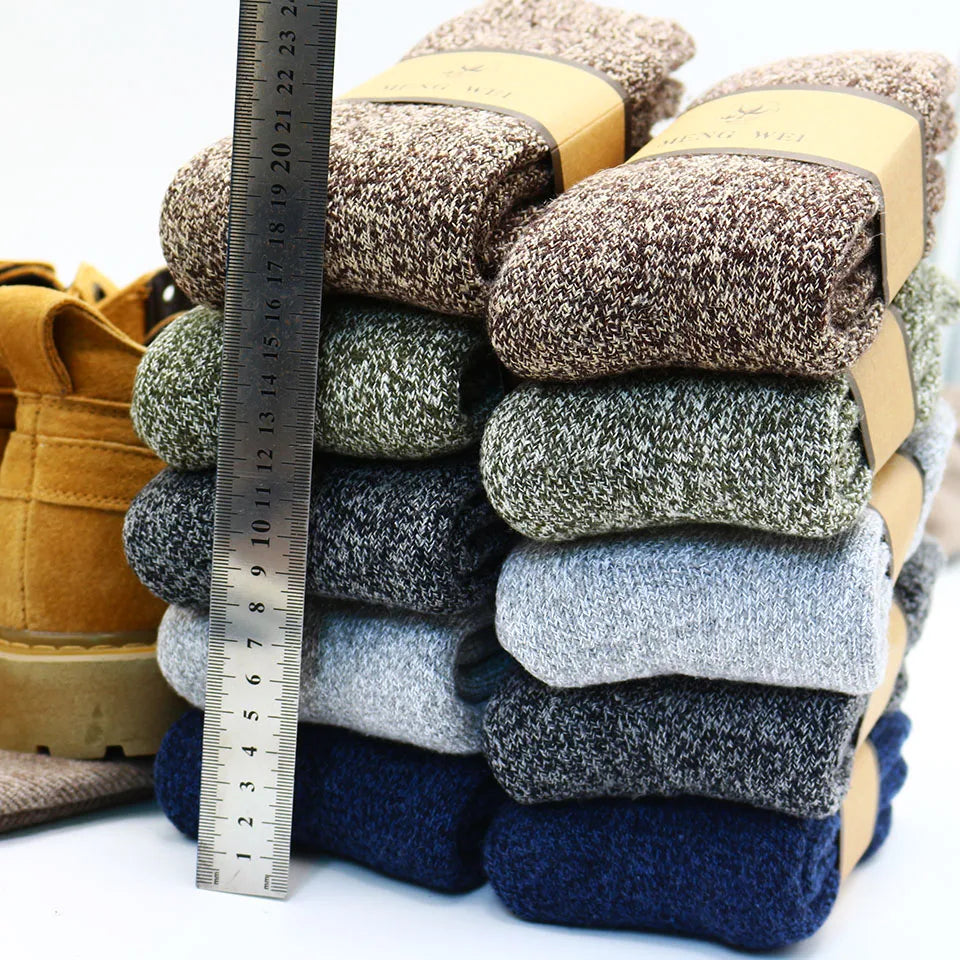 100% Gyapjú Merino Melegség Pro: Prémium Vastag Gyapjú Téli Zokni Férfiaknak