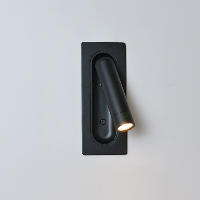 Elegantní minimalistická nástěnná lampa u postele pro malé pokoje a ložnice