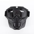 Gafas de Motocicleta con Máscara de Calavera