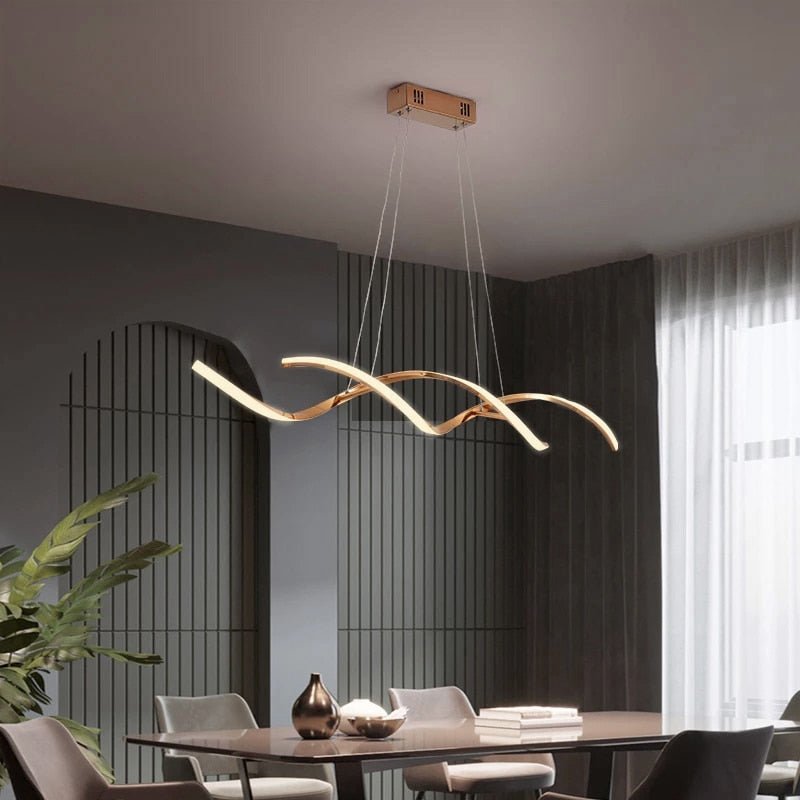 Candeeiro de Teto LED Moderno Espiral