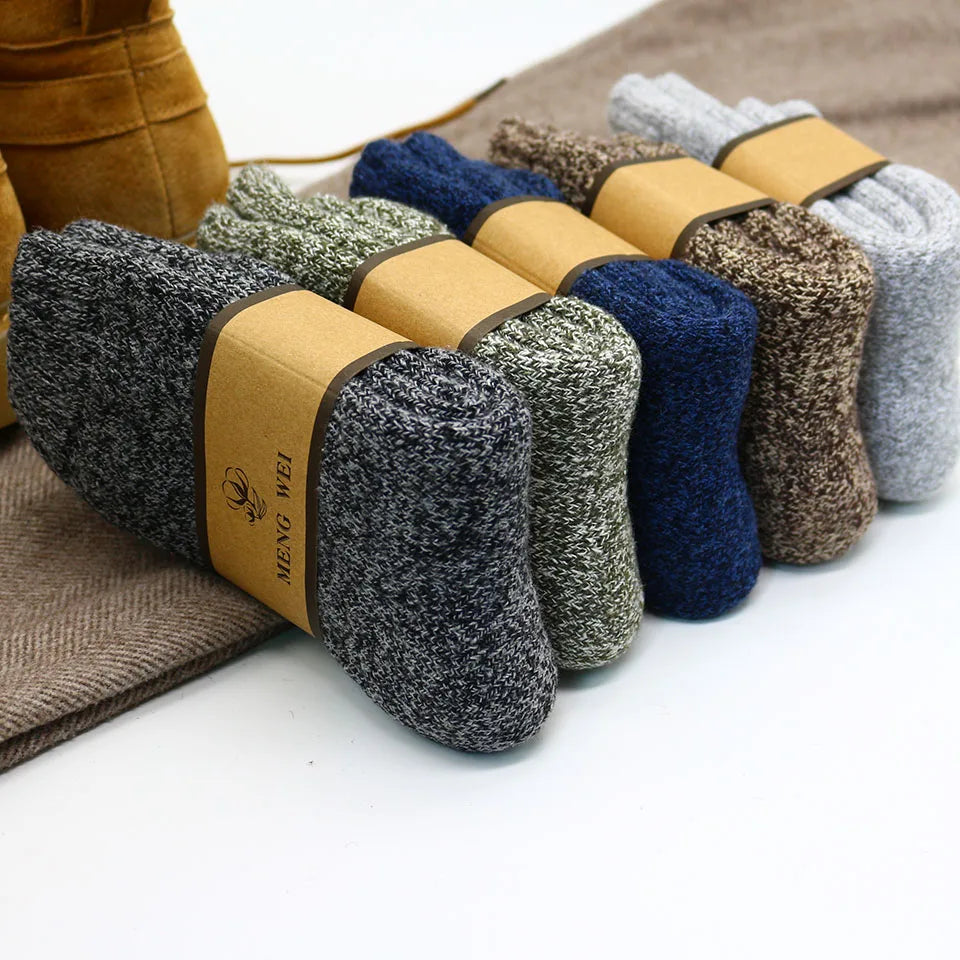 100% Gyapjú Merino Melegség Pro: Prémium Vastag Gyapjú Téli Zokni Férfiaknak