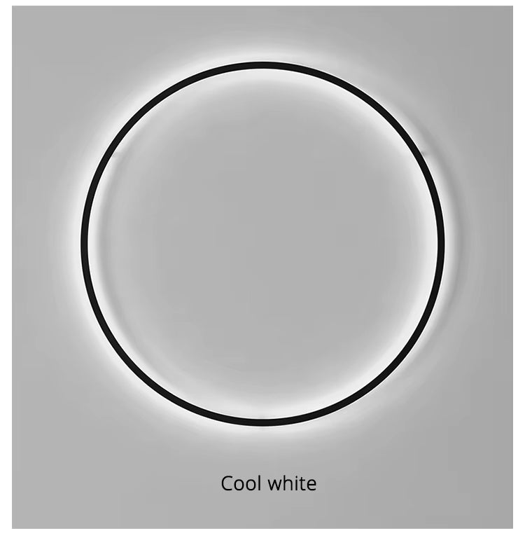 Lámpara de Pared Redonda Moderna y Minimalista para Iluminación Interior Elegante