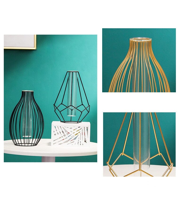 Nordisk geometrisk plantevase rør
