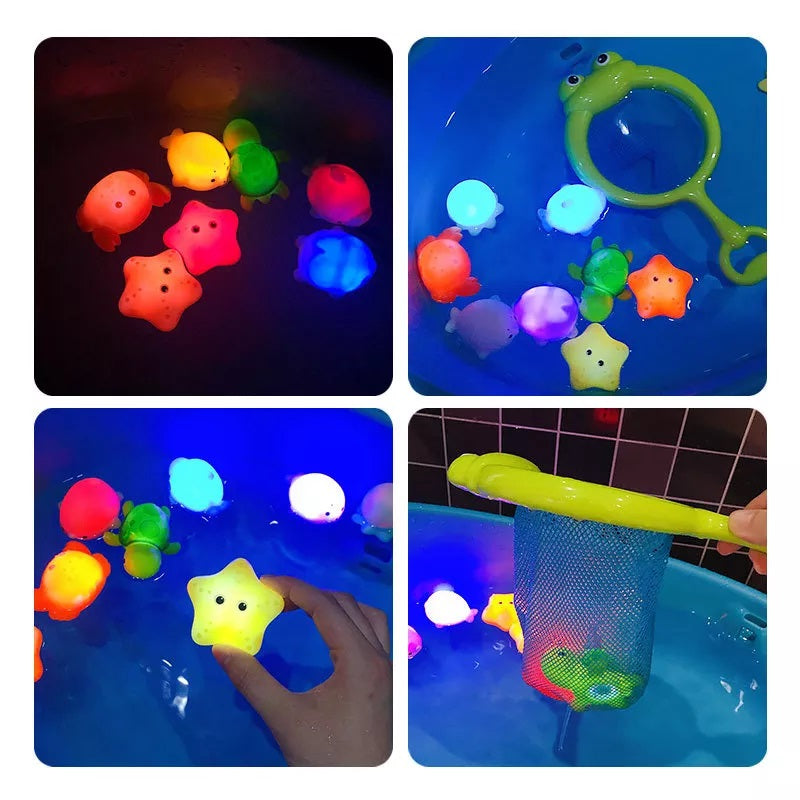 Bath Buddies™ - Haiwan mandi bercahaya yang comel - mainan mandi bercahaya