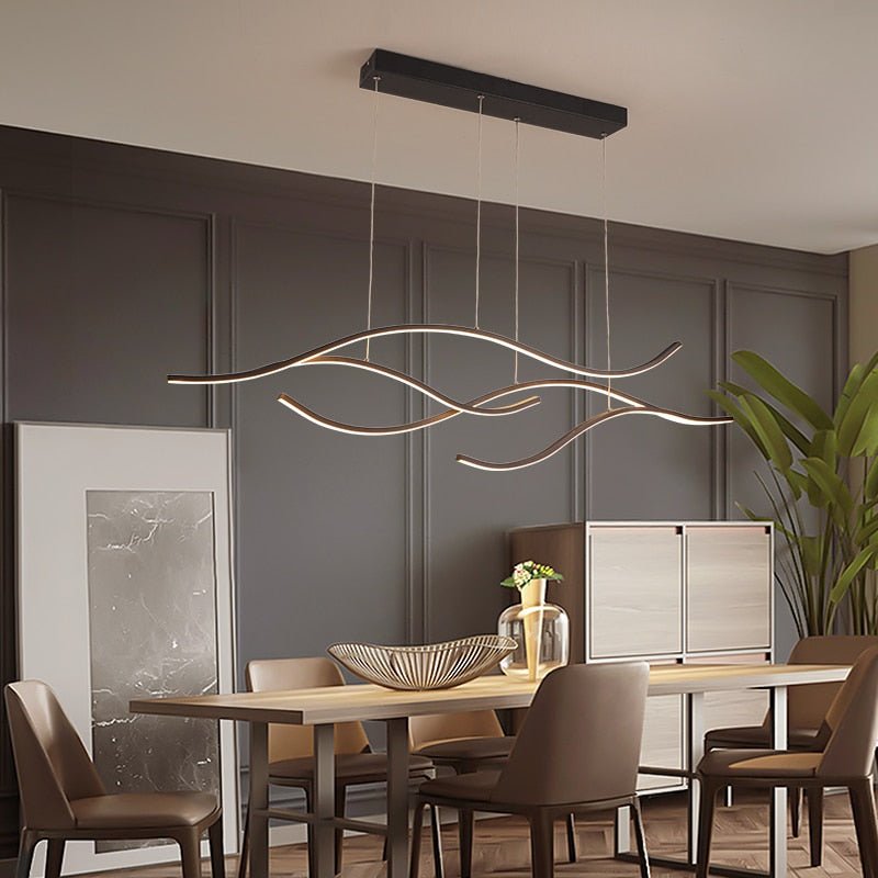 Abstrakter Kronleuchter mit kreativem modernem LED-Design