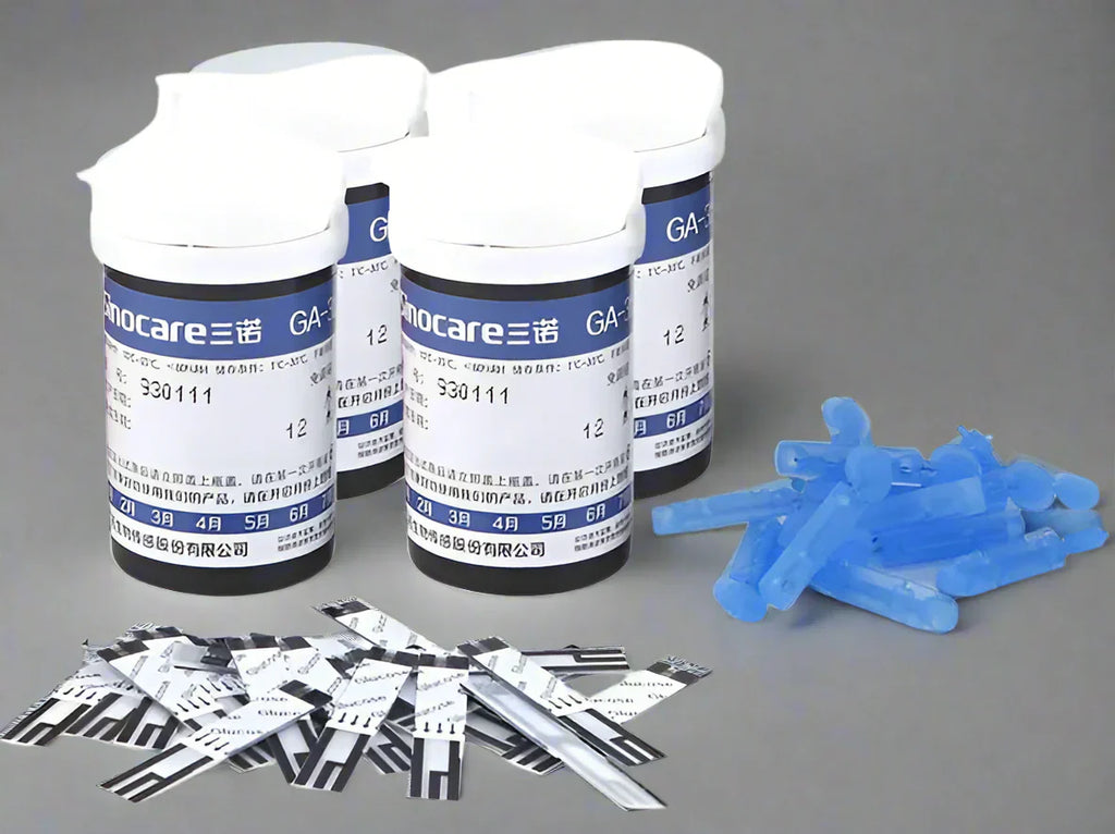 Eve Sinocare GA-3 Bloedglucosemeter – Nauwkeurige Diabetes Testset met Strips & Lancetten