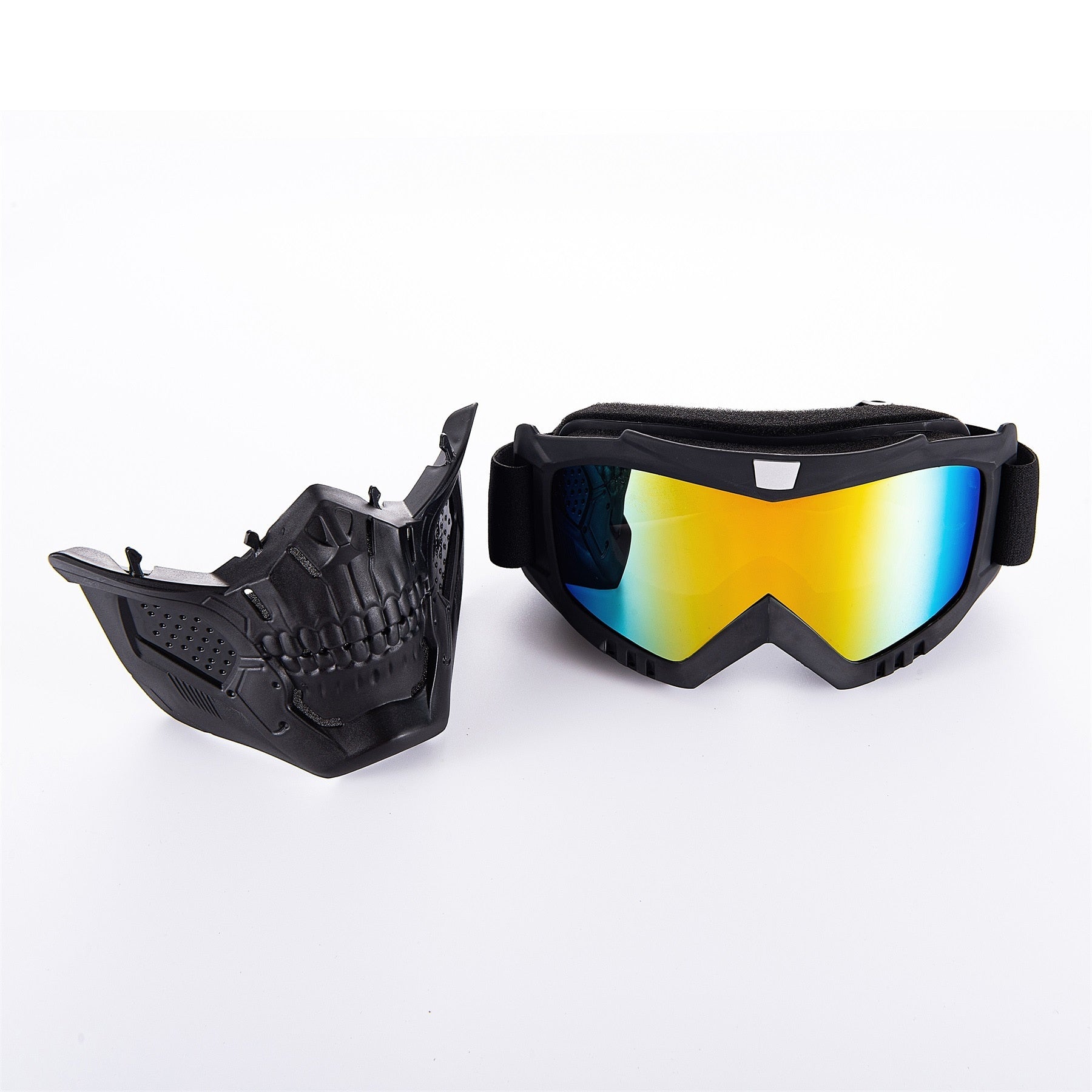 Gafas de Motocicleta con Máscara de Calavera