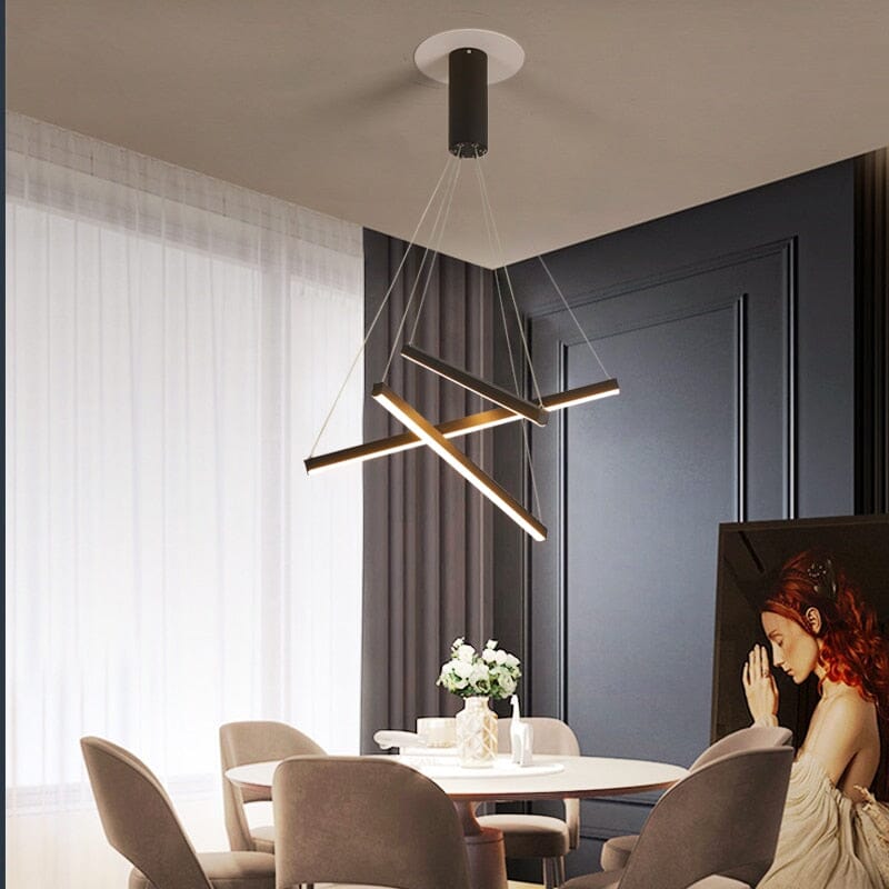 Moderner Duplex-Kronleuchter