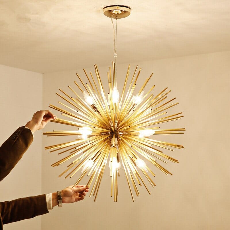 Lampadario a sospensione postmoderno a forma di fuoco d'artificio