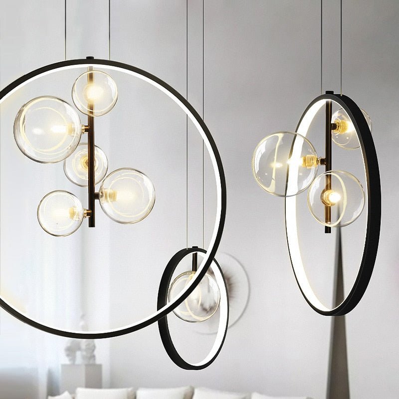 Suspension anneau rond