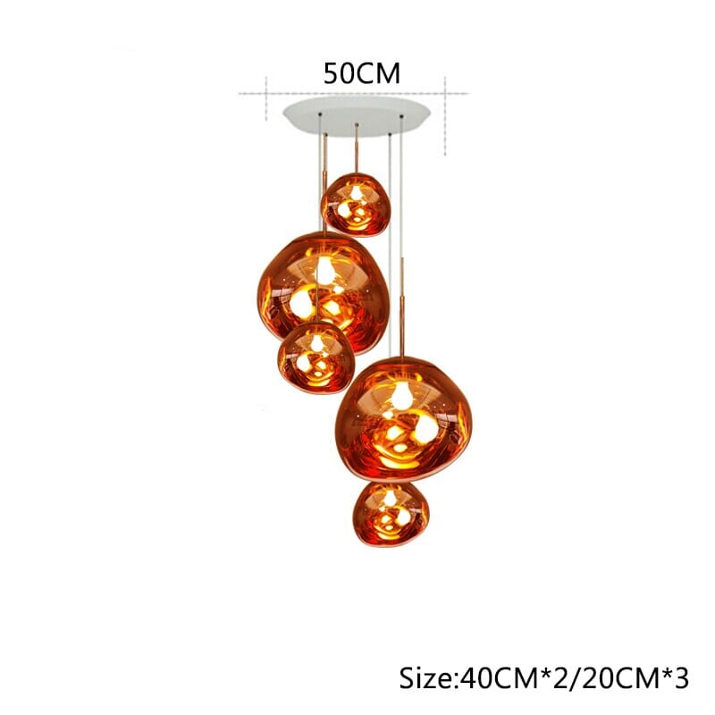 Kivra | Nordic Lava Cluster Chandelier | Orntli