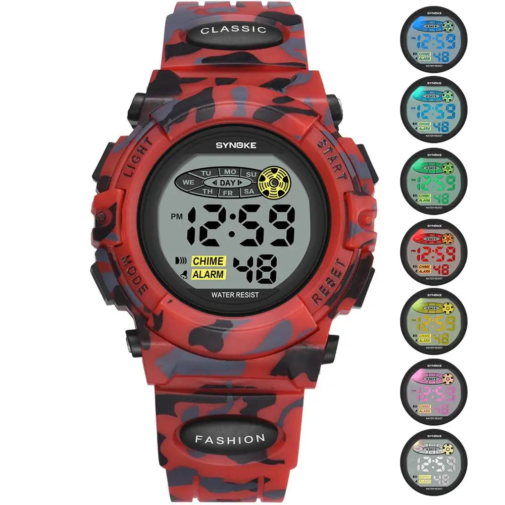 LumaTime Kids Digital Wristwatch for Children Colorful Children's Smart Watch