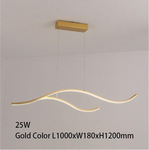 Abstrakter Kronleuchter mit kreativem modernem LED-Design