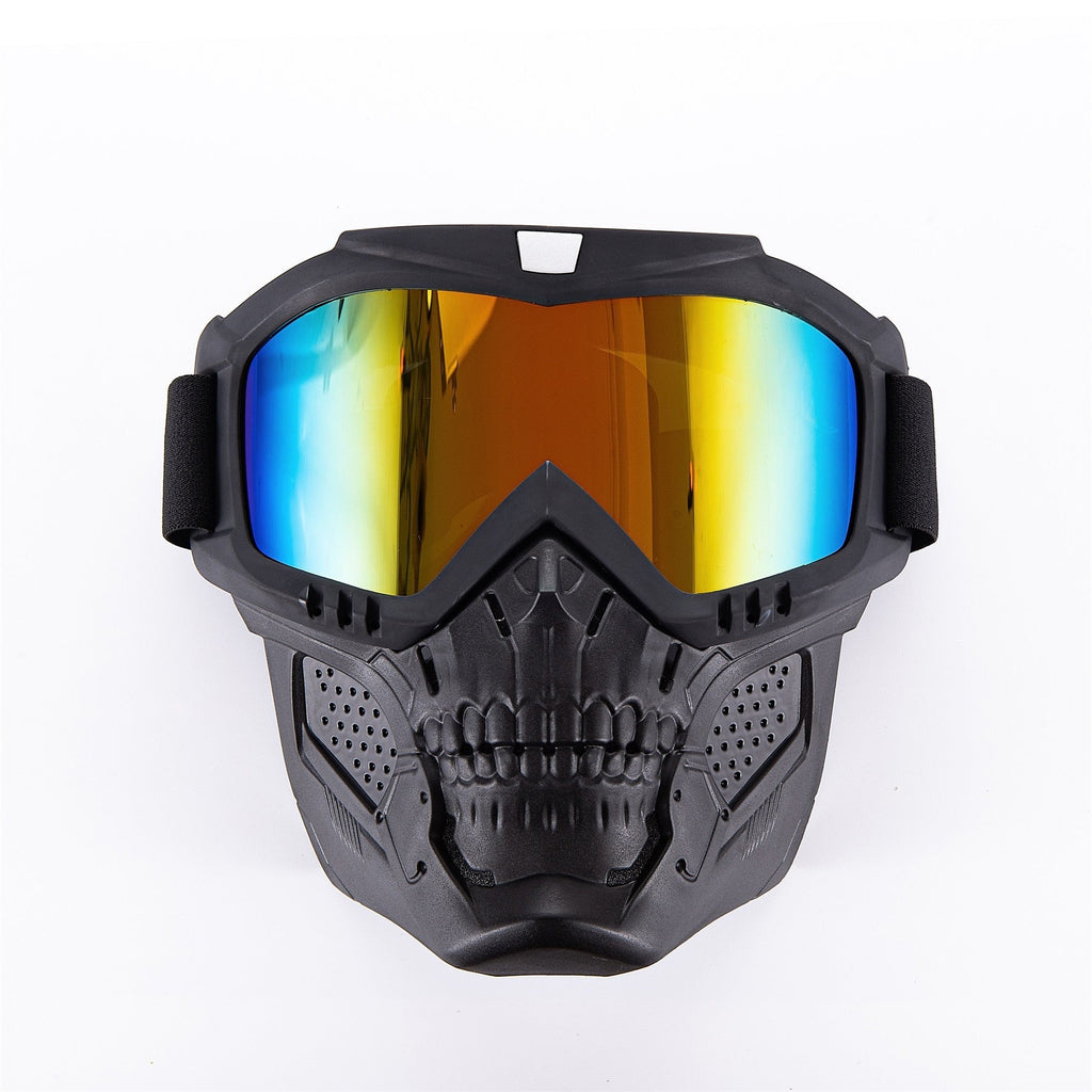 Gafas de Motocicleta con Máscara de Calavera