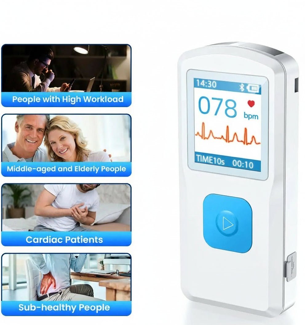 Monitor ECG Bluetooth NovaPulse per uso domestico con analisi tramite app