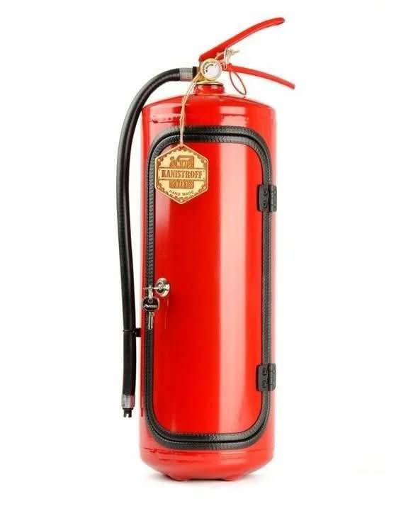 Covert Bar Vault Minibar Hidden In A Repurposed Fire Extinguisher For Stylish Home
